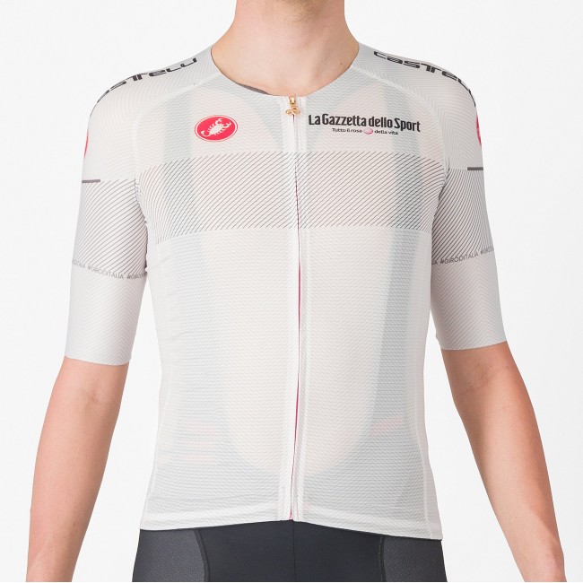 Herren Weißes Trikot Giro d'Italia 2024 Race Herren Weißes Trikot Giro d'Italia 2024 Race