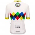 Herren Santini UCI Gravel Weltmeisterschaft trikot Flandern 2024-Weiss