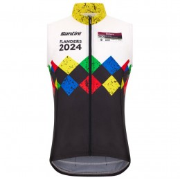 Herren Santini UCI Gravel-Weltmeisterschaft Flandern weste 2024