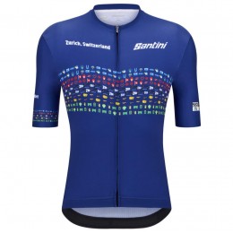 Herren Zurich 2024 Santini UCI Masters Weltmeister trikot-Blau