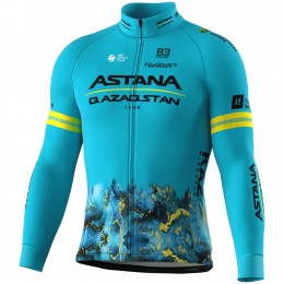 Herren Biemme Astana Qazaqstan 2024 langarm trikot Herren Biemme Astana Qazaqstan 2024 langarm trikot