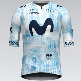 Herren Team Movistar 2024 Infinity La Vuelta trikot Herren Team Movistar 2024 Infinity La Vuelta trikot