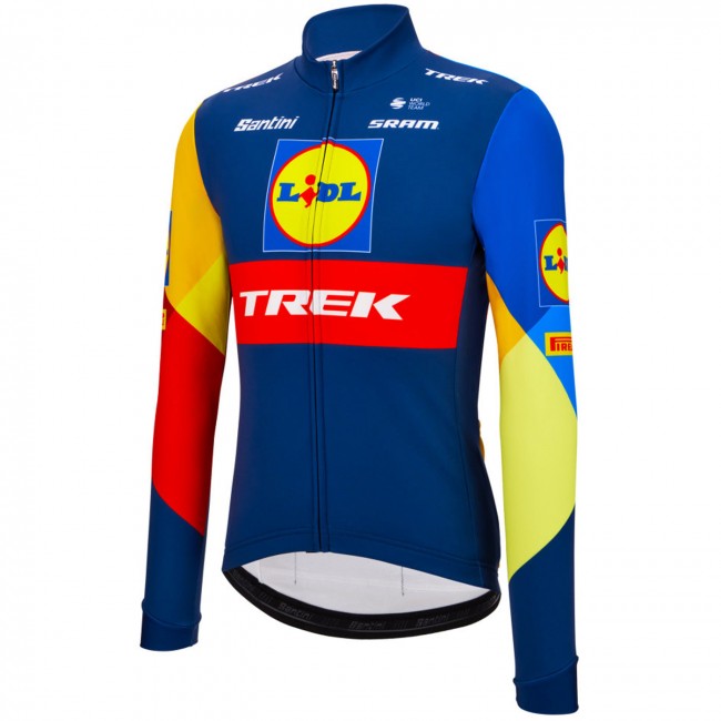 Herren Santini Lidl Trek 2024 langarm trikot Herren Santini Lidl Trek 2024 langarm trikot