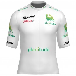 Herren Santini Weiss Vuelta Espana 2025 trikot