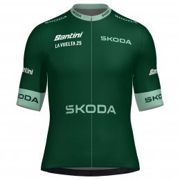 Herren Santini Vuelta Espana 2025 grun trikot