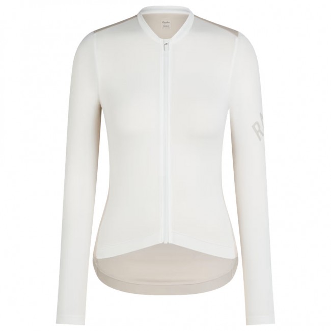 Damen Rapha Pro Team Lightweight frau langarmtrikot-Weiss Damen Rapha Pro Team Lightweight frau langarmtrikot-Weiss