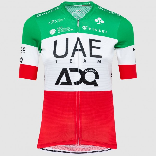 Damen Pissei UAE Team ADQ 2025 frau trikot-Italienischer meister Damen Pissei UAE Team ADQ 2025 frau trikot-Italienischer meister