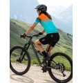 Cross Lady Radtrikot Damen kurzarm türkis/orange (E22-4180) Cross Lady Radtrikot Damen kurzarm türkis/orange (E22-4180)