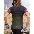 Cross Lady Radtrikot Damen kurzarm dunkelgrün/schwarz (E22-4400) Cross Lady Radtrikot Damen kurzarm dunkelgrün/schwarz (E22-4400)