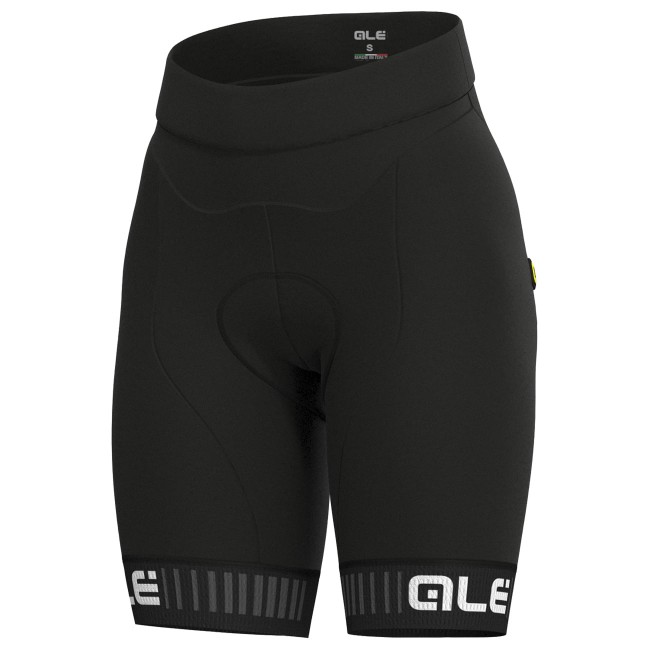 ALE TRAGUARDO Radhose Damen kurz schwarz/weiß ALE TRAGUARDO Radhose Damen kurz schwarz/weiß