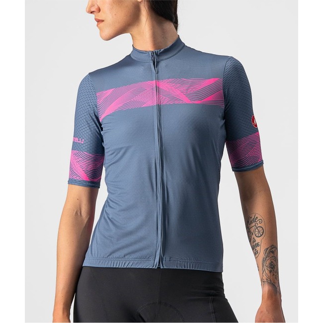 FENICE Radtrikot Damen kurzarm blau (light steel blue) FENICE Radtrikot Damen kurzarm blau (light steel blue)