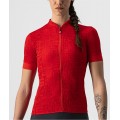 Promessa Jacquard Radtrikot Damen kurzarm rot Promessa Jacquard Radtrikot Damen kurzarm rot