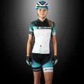DASH LADY Radtrikot Damen kurzarm türkis/weiß (9001345) DASH LADY Radtrikot Damen kurzarm türkis/weiß (9001345)