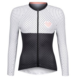 POINTS Radtrikot Damen langarm weiß/schwarz (90014352) POINTS Radtrikot Damen langarm weiß/schwarz (90014352)