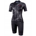 Damen Radsport-Set (Radtrikot Turin 2006+Radhose Nagano 1998) schwarz (E21) Damen Radsport-Set (Radtrikot Turin 2006+Radhose Nagano 1998) schwarz (E21)