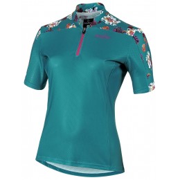 LAKE PLACID 1932 MTB Radtrikot Damen kurzarm türkis (E20-4200) LAKE PLACID 1932 MTB Radtrikot Damen kurzarm türkis (E20-4200)