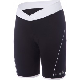 Pista W Radhose Damen kurz schwarz/weiß Pista W Radhose Damen kurz schwarz/weiß