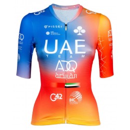 UAE TEAM ADQ 2023 Damen Radtrikot kurzarm-Radsport-Damen-Team UAE TEAM ADQ 2023 Damen Radtrikot kurzarm-Radsport-Damen-Team