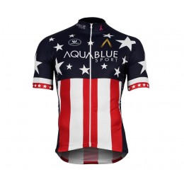 2017-2018 AQUA BLUE SPORT Amerikanischer Champion Radtrikot 2017-2018 AQUA BLUE SPORT Amerikanischer Champion Radtrikot