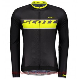 2018 Scott RC PRO sulphur gelb Fahrradtrikot Langarm