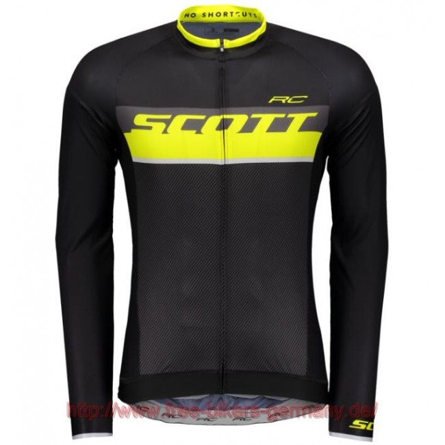 2018 Scott RC PRO sulphur gelb Fahrradtrikot Langarm 2018 Scott RC PRO sulphur gelb Fahrradtrikot Langarm