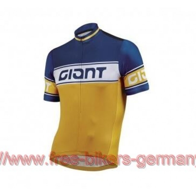 GIANT Tradist MC gelb Fahrradbekleidung Radtrikot Satz Kurzarm GIANT Tradist MC gelb Fahrradbekleidung Radtrikot Satz Kurzarm