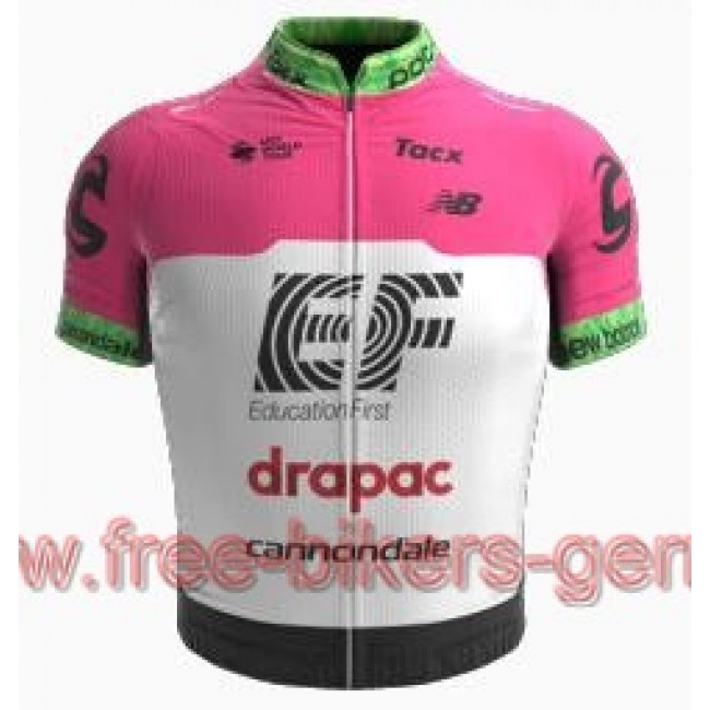 Cannondale Education First-Drapac 2018 roze Fahrradbekleidung Radtrikot Satz Kurzarm Cannondale Education First-Drapac 2018 roze Fahrradbekleidung Radtrikot Satz Kurzarm