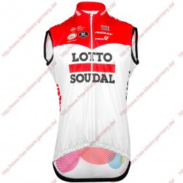 Radsport Lotto Soudal 2018 Windstopper ärmelloses Trikot Kurz Radsport Lotto Soudal 2018 Windstopper ärmelloses Trikot Kurz