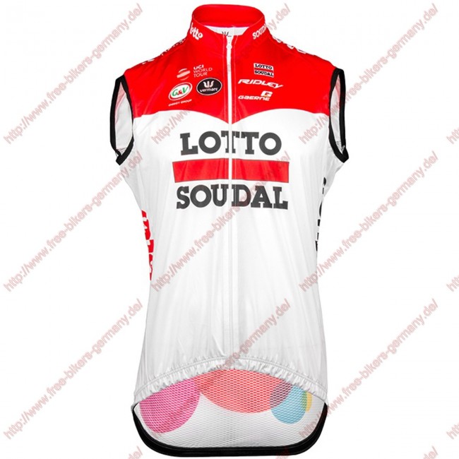 Radsport Lotto Soudal 2018 Windstopper ärmelloses Trikot Kurz Radsport Lotto Soudal 2018 Windstopper ärmelloses Trikot Kurz