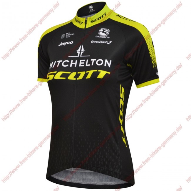 Radsport Mitchelton Scott 2018 Damen Trikot Kurzarm Radsport Mitchelton Scott 2018 Damen Trikot Kurzarm