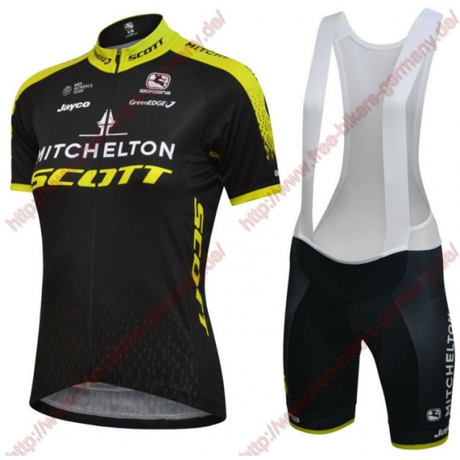 Radsport Mitchelton Scott 2018 Damen Radbekleidung Satz Trikot Kurzarm+Trägerh Radsport Mitchelton Scott 2018 Damen Radbekleidung Satz Trikot Kurzarm+Trägerh