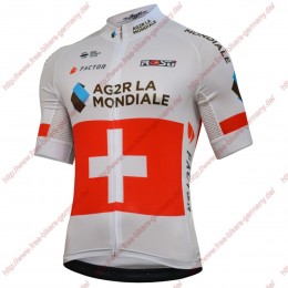 Radsport Team Ag2r La Mondiale 2018 Swiss Champion Trikot Radsport Team Ag2r La Mondiale 2018 Swiss Champion Trikot