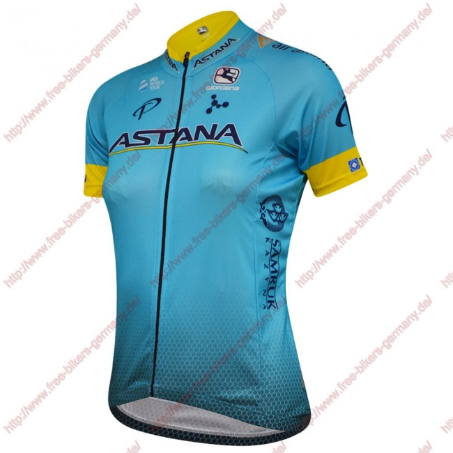 Radsport Astana 2018 Damen Trikot Radsport Astana 2018 Damen Trikot