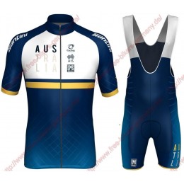 Radsport Australia national team 2018 Radbekleidung Satz Trikot Kurzarm+Trägerh Radsport Australia national team 2018 Radbekleidung Satz Trikot Kurzarm+Trägerh