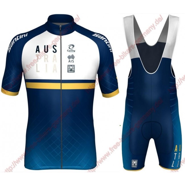 Radsport Australia national team 2018 Radbekleidung Satz Trikot Kurzarm+Trägerh Radsport Australia national team 2018 Radbekleidung Satz Trikot Kurzarm+Trägerh