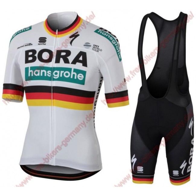 Radsport BORA-hansgrohe German champions 2018 Radbekleidung Satz Trikot Kurzarm+Trägerh Radsport BORA-hansgrohe German champions 2018 Radbekleidung Satz Trikot Kurzarm+Trägerh