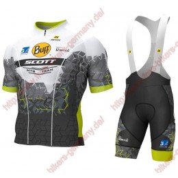 Radsport BUFF SCOTT 2018 Radbekleidung Satz Trikot Kurzarm+Trägerh Radsport BUFF SCOTT 2018 Radbekleidung Satz Trikot Kurzarm+Trägerh