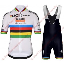 Radsport Boels Dolmans 2018 World Champion Radbekleidung Satz Trikot Kurzarm+Trägerh Radsport Boels Dolmans 2018 World Champion Radbekleidung Satz Trikot Kurzarm+Trägerh