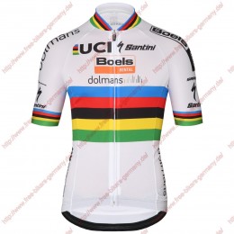 Radsport Boels Dolmans 2018 World Champion Trikot Kurzarm Radsport Boels Dolmans 2018 World Champion Trikot Kurzarm
