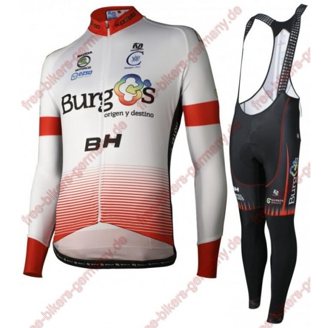 Radsport Burgos BH Pro Team 2018 Pro Fahrradbekleidung Trikot Langarm+Lang Tr Radsport Burgos BH Pro Team 2018 Pro Fahrradbekleidung Trikot Langarm+Lang Tr