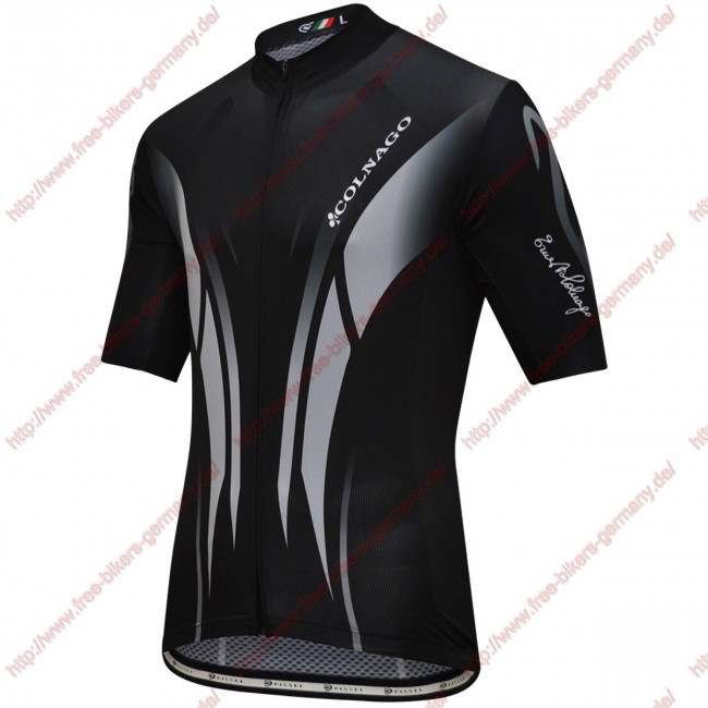 Radsport Colnago Master Pissei schwarz grau Trikot Kurzarm Radsport Colnago Master Pissei schwarz grau Trikot Kurzarm