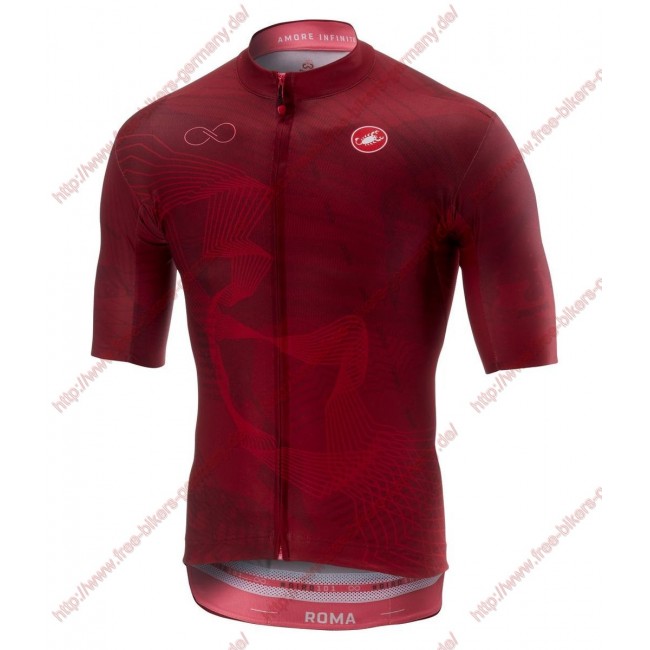 Radsport Giro d'Italia 2018 Roma Trikot Kurzarm Radsport Giro d'Italia 2018 Roma Trikot Kurzarm