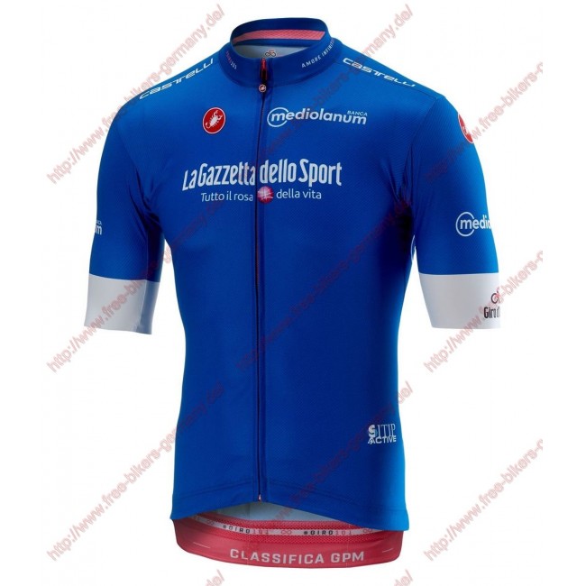 Radsport Giro d'Italia 2018 Azur Trikot Kurzarm Radsport Giro d'Italia 2018 Azur Trikot Kurzarm