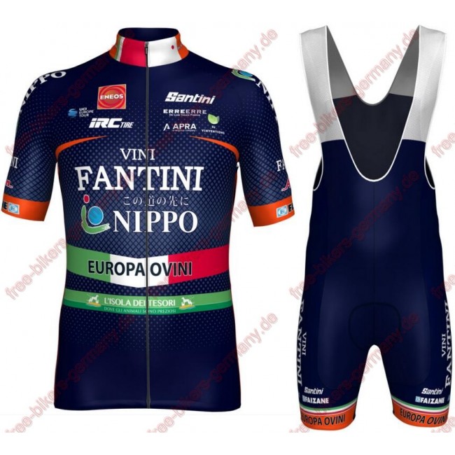 Radsport Nippo-Vini Fantini-Europa Ovini 2018 Radbekleidung Satz Trikot Kurzarm+Trägerh Radsport Nippo-Vini Fantini-Europa Ovini 2018 Radbekleidung Satz Trikot Kurzarm+Trägerh