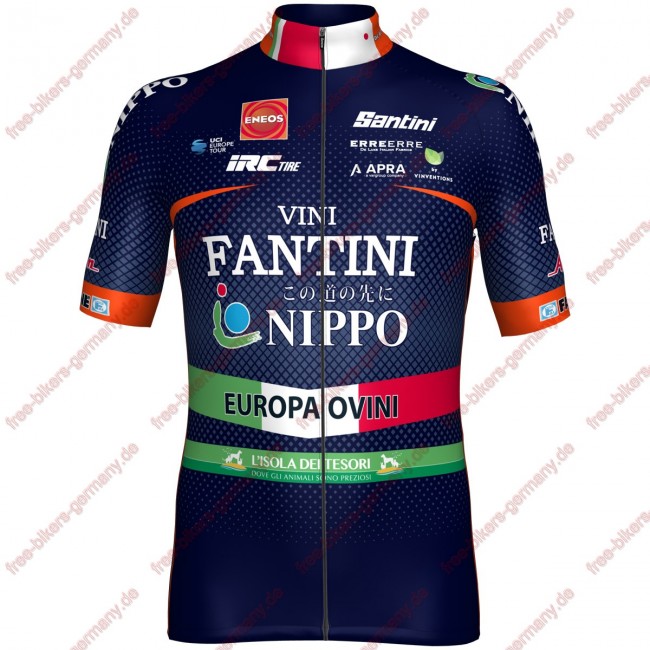 Radsport Nippo-Vini Fantini-Europa Ovini 2018 Trikot Kurzarm Radsport Nippo-Vini Fantini-Europa Ovini 2018 Trikot Kurzarm