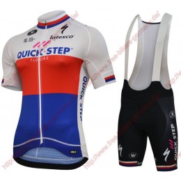 Radsport Quick Step Floors 2018 Czech champion Radbekleidung Satz Trikot Kurzarm+Trägerh Radsport Quick Step Floors 2018 Czech champion Radbekleidung Satz Trikot Kurzarm+Trägerh
