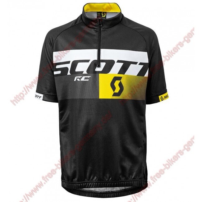 Radsport Scott RC schwarz Kinder Trikot Kurzarm Radsport Scott RC schwarz Kinder Trikot Kurzarm
