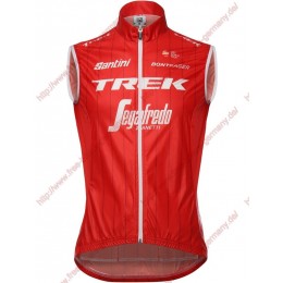 Radsport TREK-SEGAFREDO 2018 Rot Windstopper ärmelloses Trikot Kurz Radsport TREK-SEGAFREDO 2018 Rot Windstopper ärmelloses Trikot Kurz