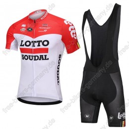 Lotto Soudal Radbekleidung Satz Trikot Kurzarm+Trägerhosen  Lotto Soudal Radbekleidung Satz Trikot Kurzarm+Trägerhosen