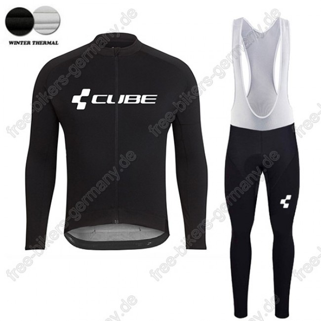 Profiteam 2018 Cube schwarz winter thermal fleece Fahrradbekleidung Trikot Langarm+Lang Tr Profiteam 2018 Cube schwarz winter thermal fleece Fahrradbekleidung Trikot Langarm+Lang Tr